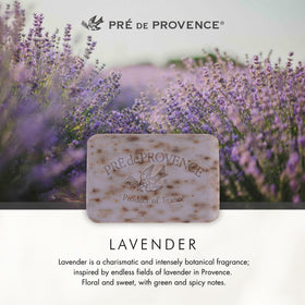 Pre de Provence Lavender Soap Bar with a luxurious gift basket