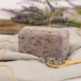 Pre de Provence Lavender Soap Bar with shea butter ingredients