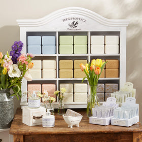 Pre de Provence Rose Petal Soap Bar side view