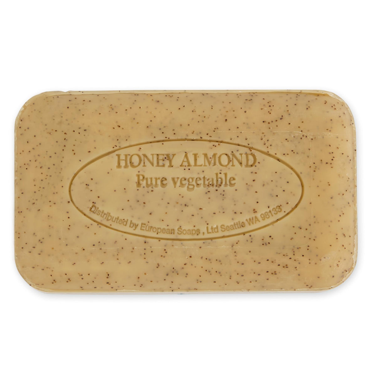 Pre de Provence soap bar on a wooden soap dish