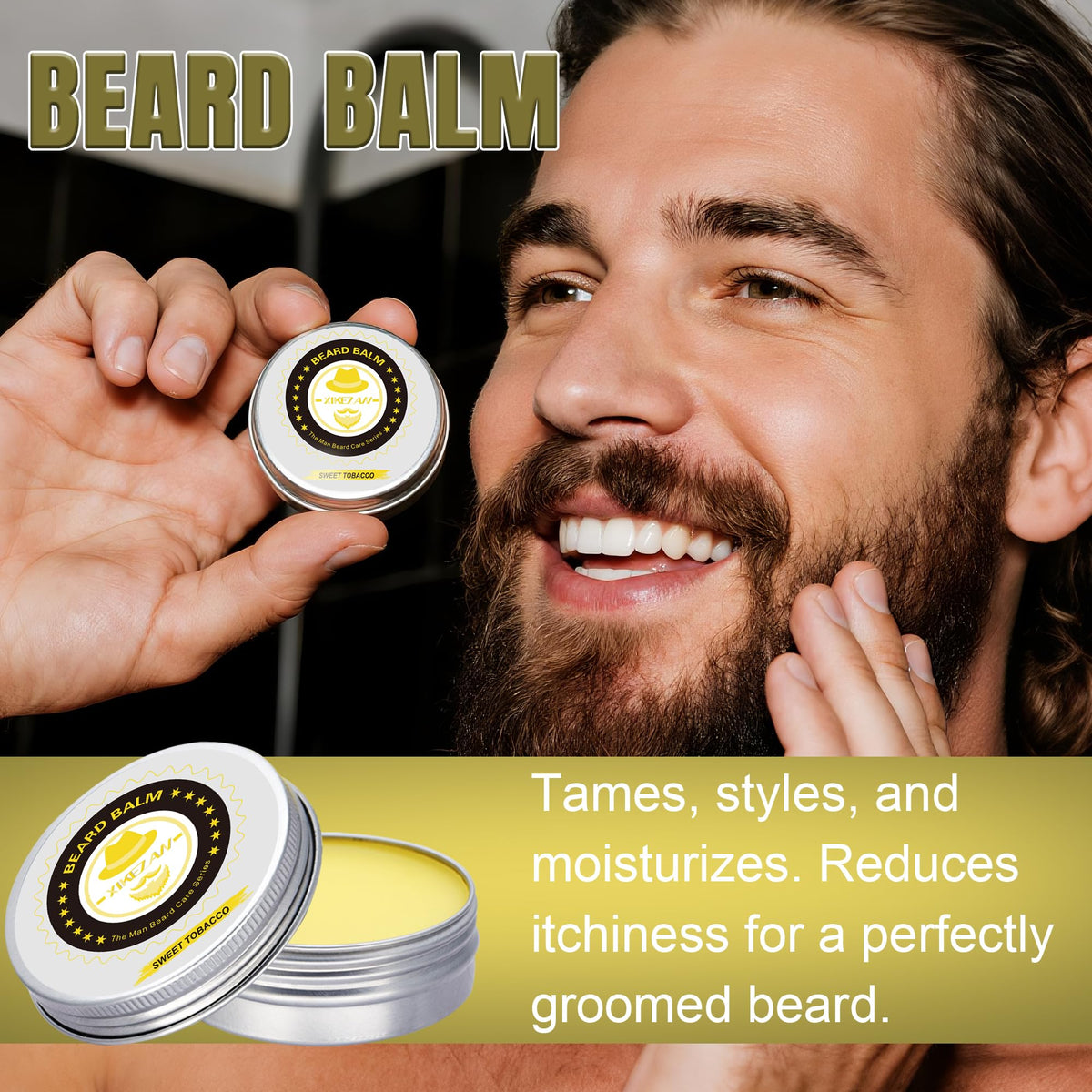 Precision scissors included in XIKEZAN Beard Kit