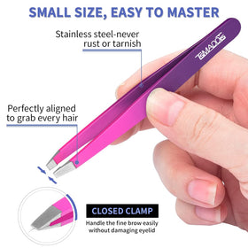 Precision stainless steel tweezers from TsMADDTs set