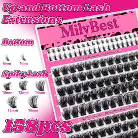 Precision tweezers included in MilyBest Fable Lash Clusters Kit
