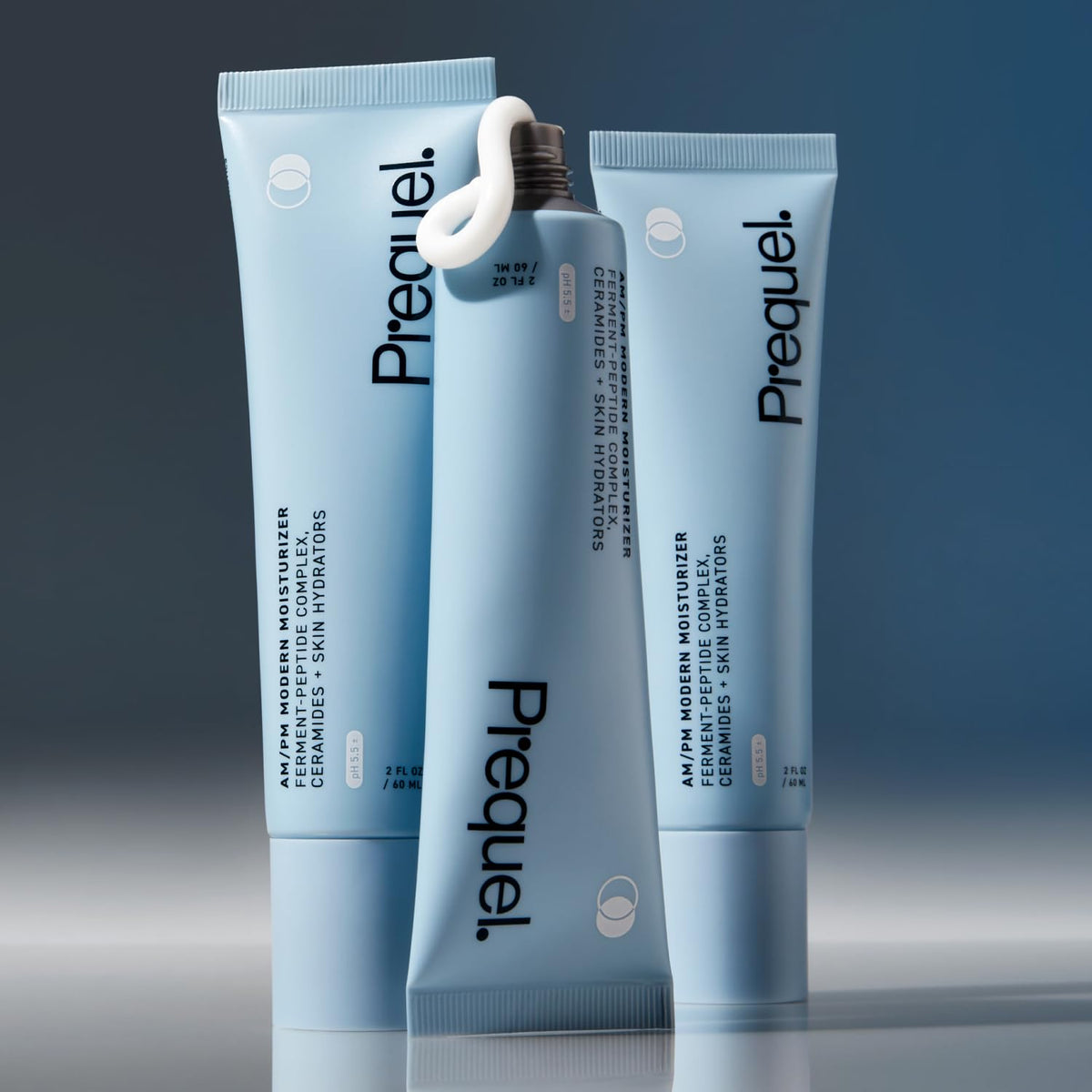 Prequel AM/PM Modern Moisturizer with natural background