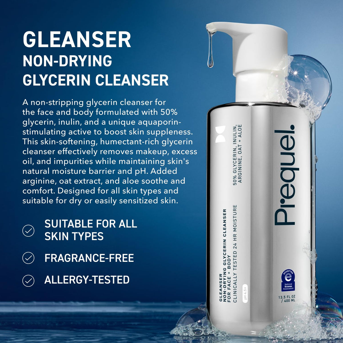 Prequel Gleanser 2-pack showing both bottles