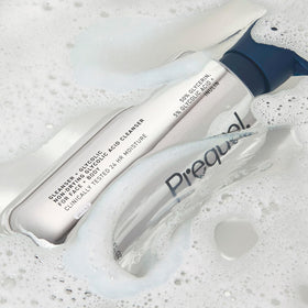 Prequel Glycolic Cleanser with a splash of water