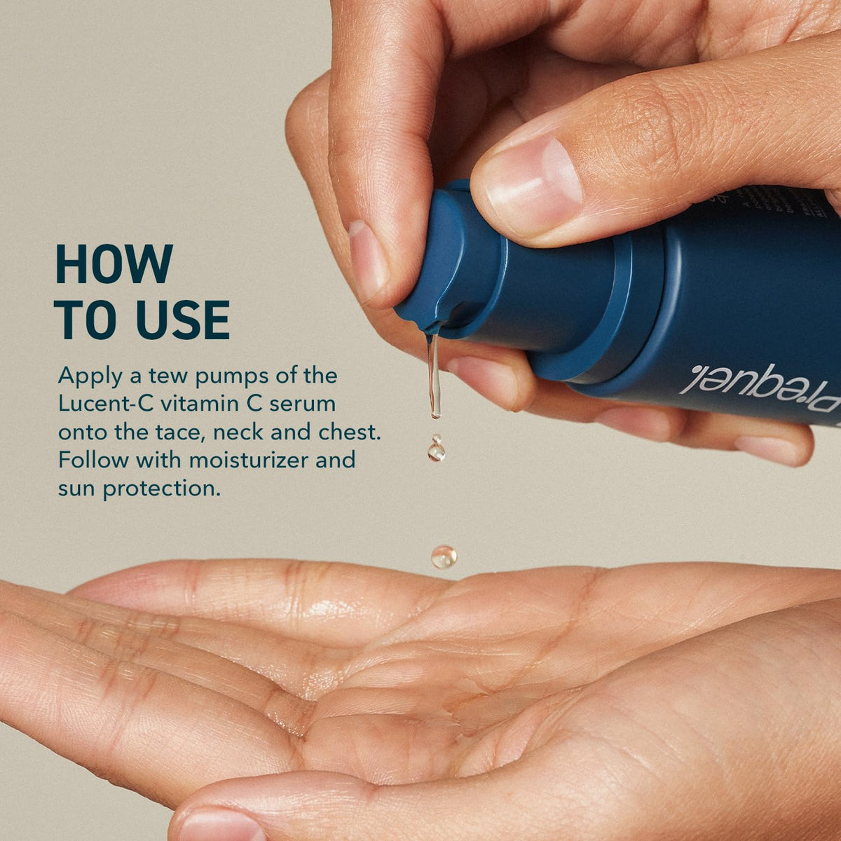 Prequel Lucent-C Vitamin C Serum packaging details
