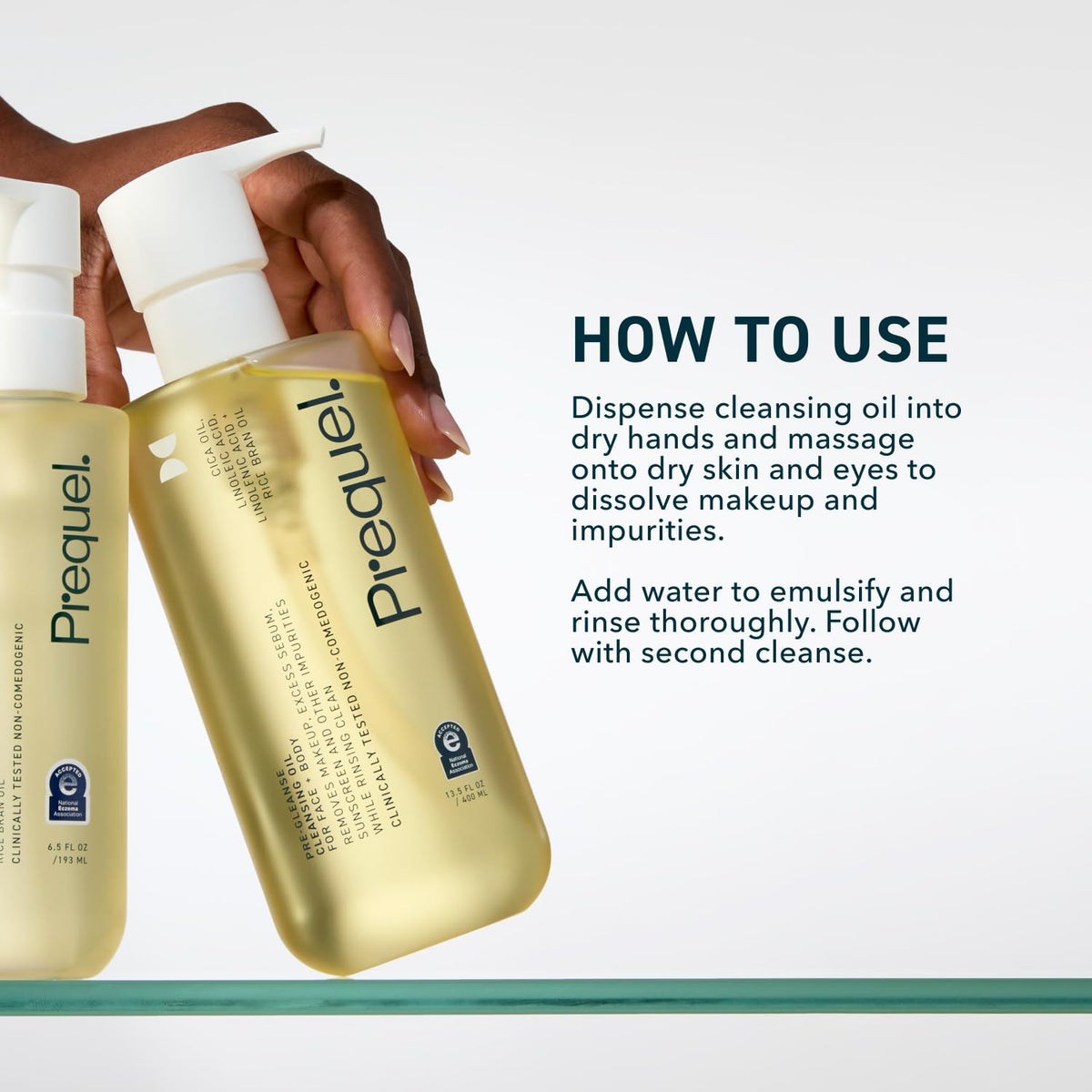 Prequel Pre-Gleanse Oil Cleanser with water emulsification
