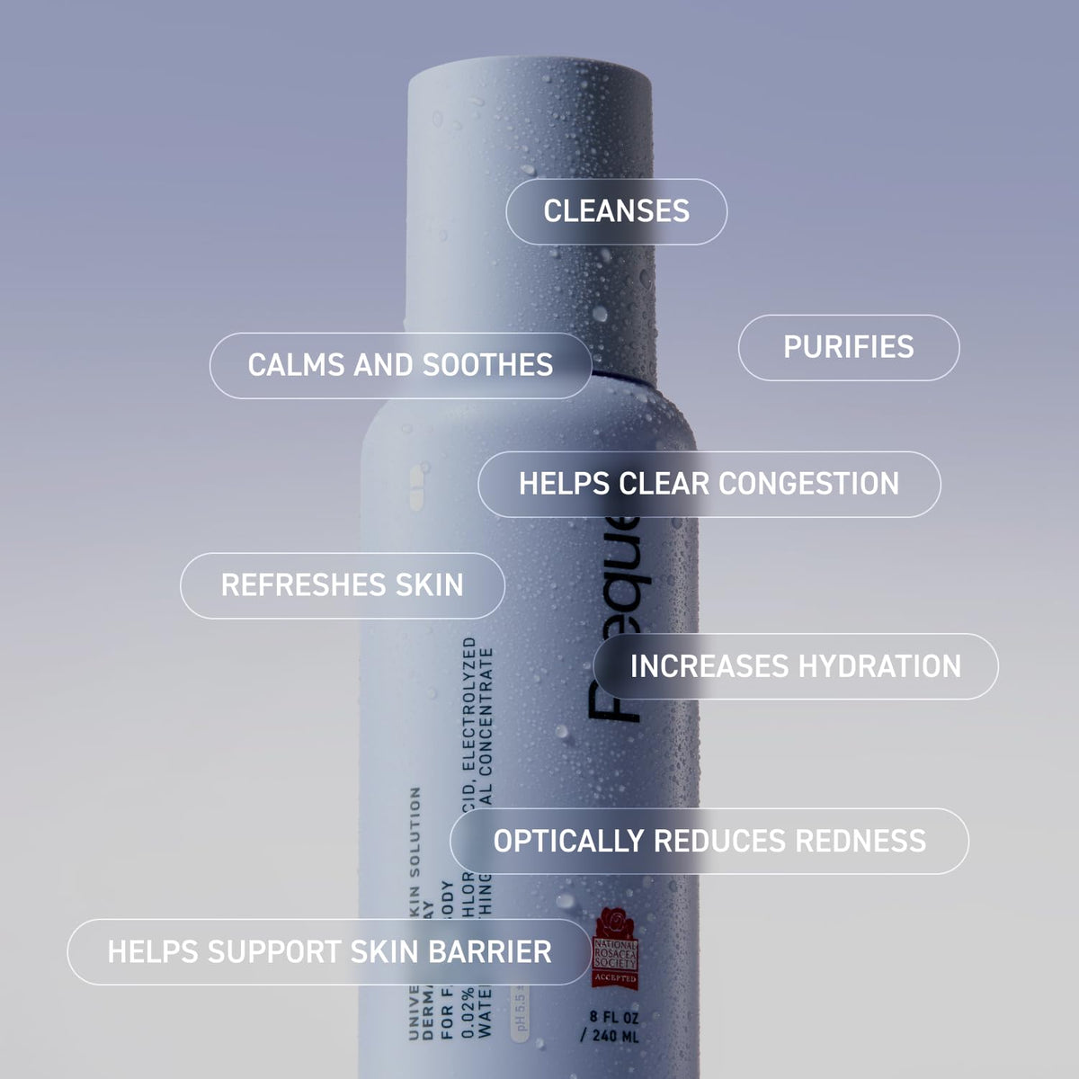 Prequel Skin Hypochlorous Acid Spray 8oz in a gym bag