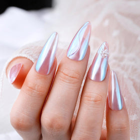 Pretty Diva Moonlight Chrome Nail Powder instruction guide