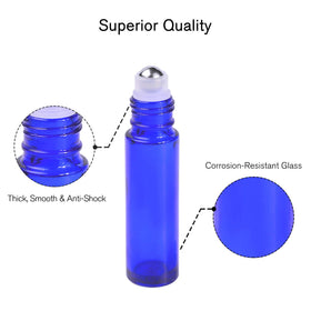 PrettyCare roller bottle set including labels and accessories