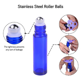 PrettyCare roller bottle with stainless steel ball and cap