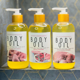 PRIDE AND BEAUTY After Shower Oil 36g packaging