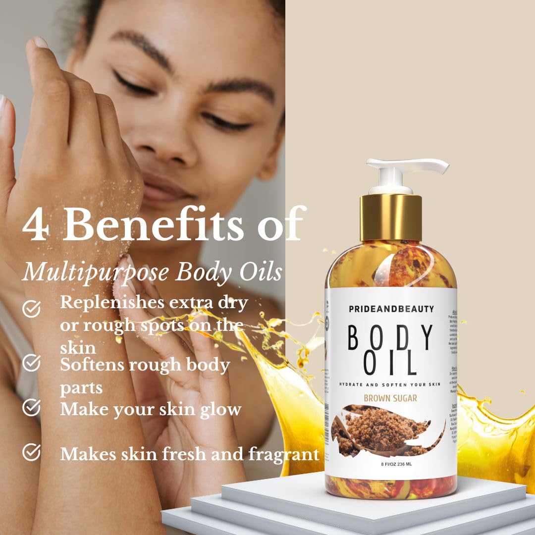 PRIDE AND BEAUTY After Shower Oil 36g with flowers