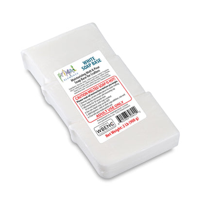 Primal Elements White Soap Base front view in packaging