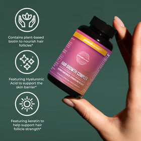 Primal Harvest Hair Growth Complex bottle side view