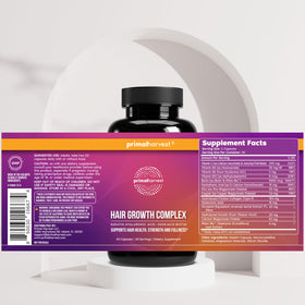 Primal Harvest Hair Growth Complex nutritional supplement capsules