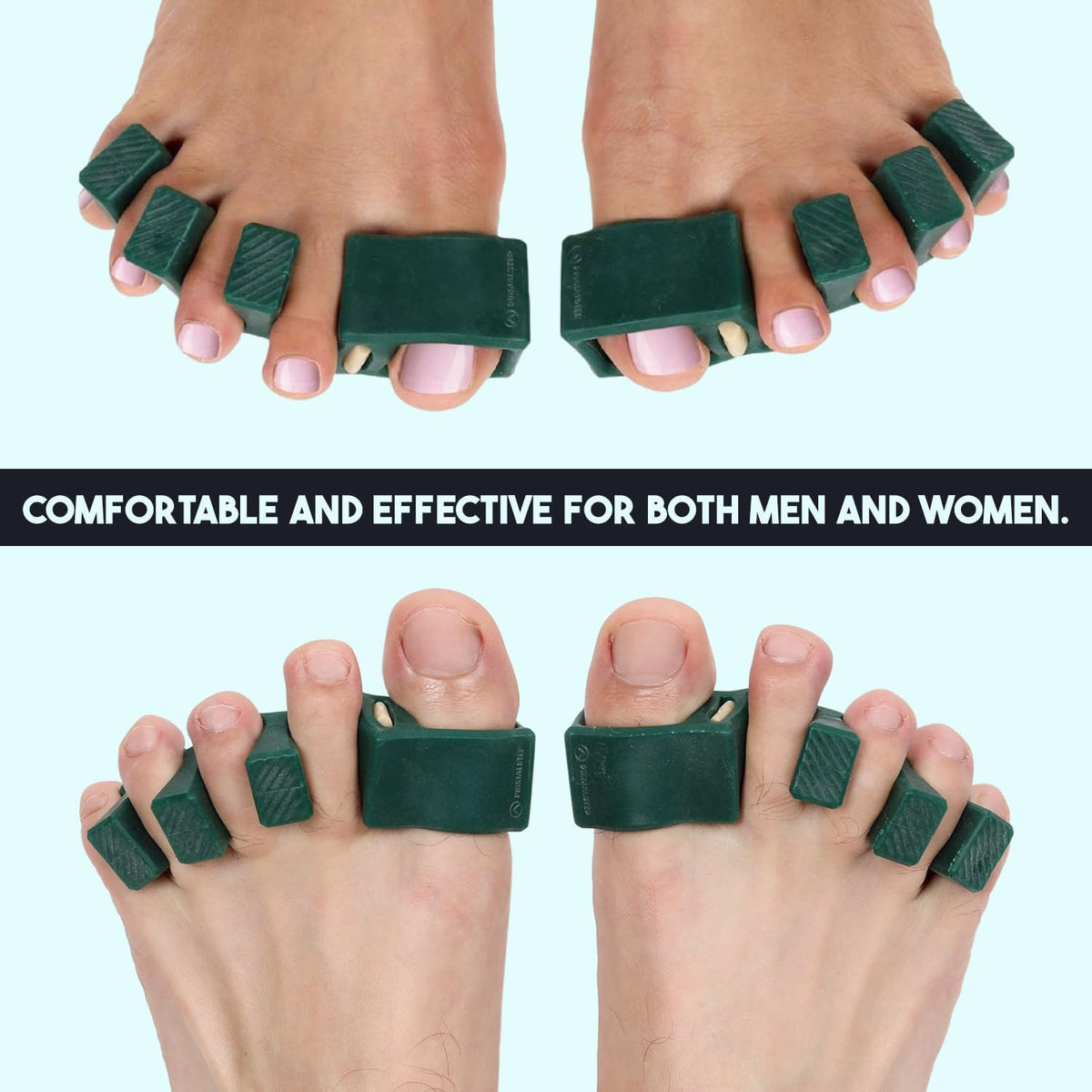 PRIMALSTEP Adjustable Toe Separators side view showing thickness