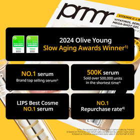 Primera Retinol Vitamin C Serum texture on hand