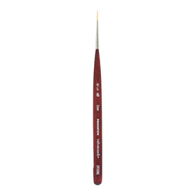 Princeton Velvetouch Mini Liner Brush front view with short handle