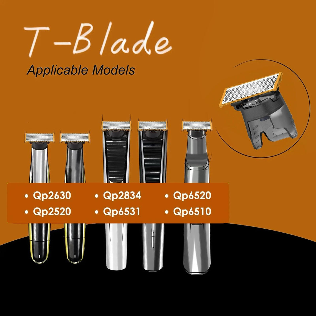 PRISTINEEDGE Replacement Blades packaging with guide combs