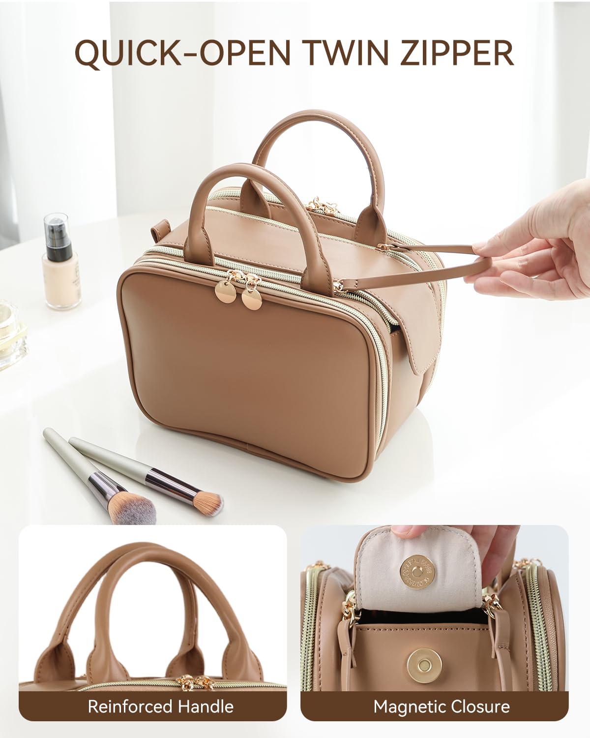 Prite Large Makeup Bag in elegant gift box