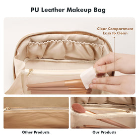 Prite Makeup Bag displaying its padded fabric protection