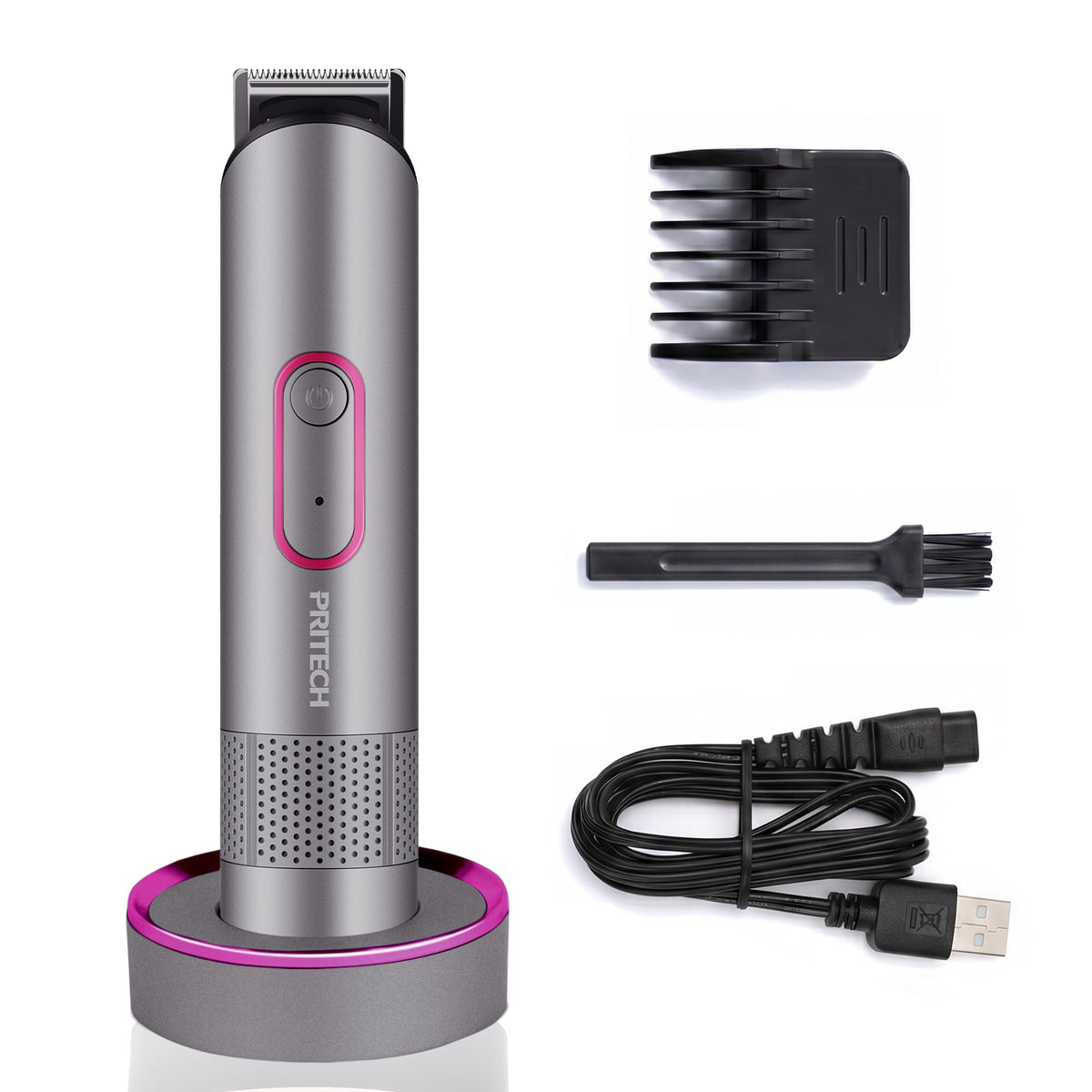 PRITECH Body Hair Trimmer front view with rounded corners