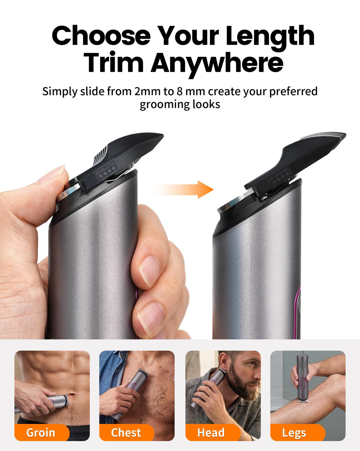 PRITECH Body Hair Trimmer standing charging base