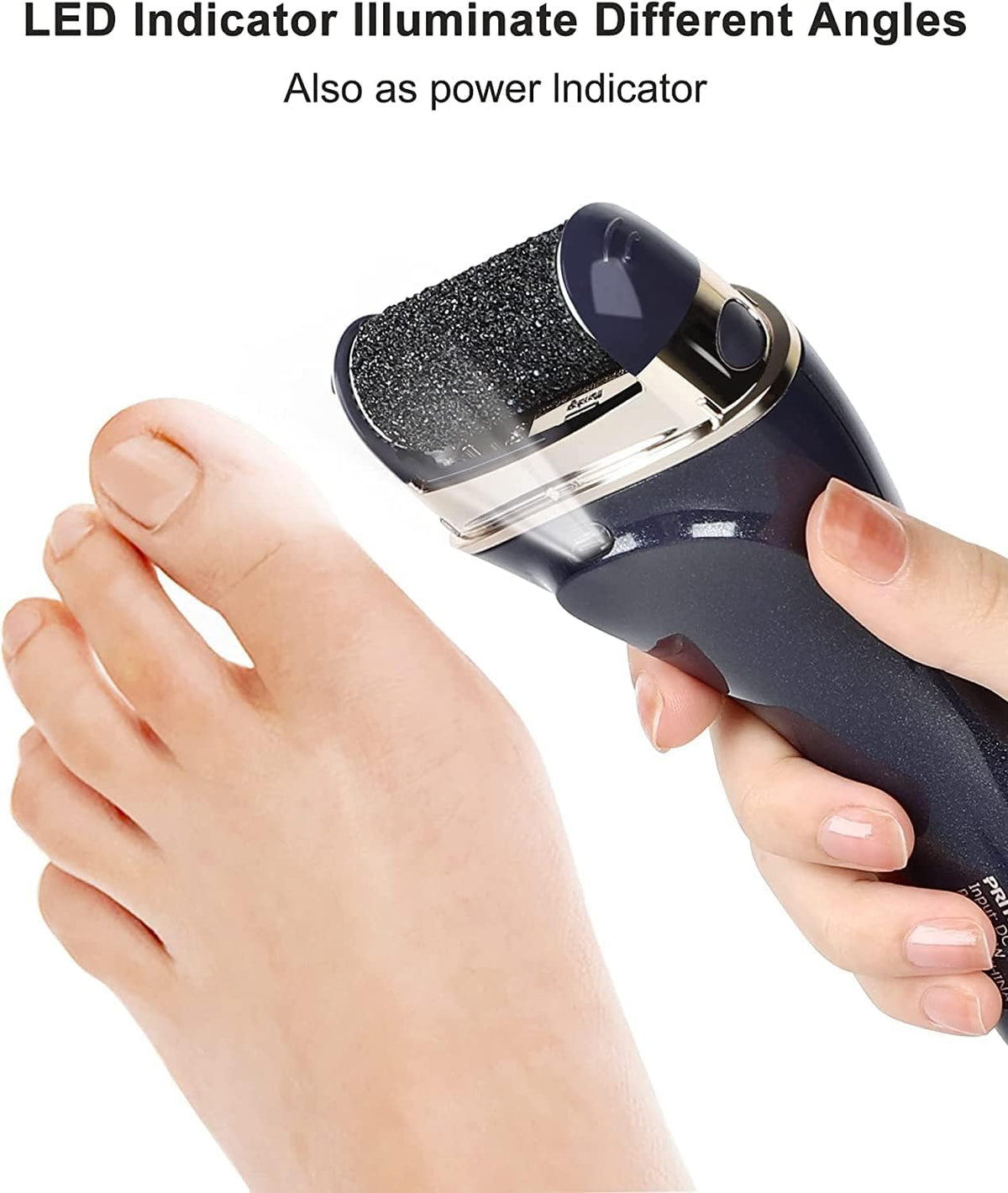 PRITECH Electric Foot Callus Remover waterproof design