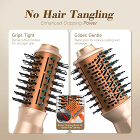 PRITECH hair dryer brush lightweight with swivel cord
