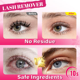 PRO LASHBEAUTY lash glue kit packaging with clear bond and seal