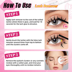 PRO LASHBEAUTY lash remover in use for quick lash removal