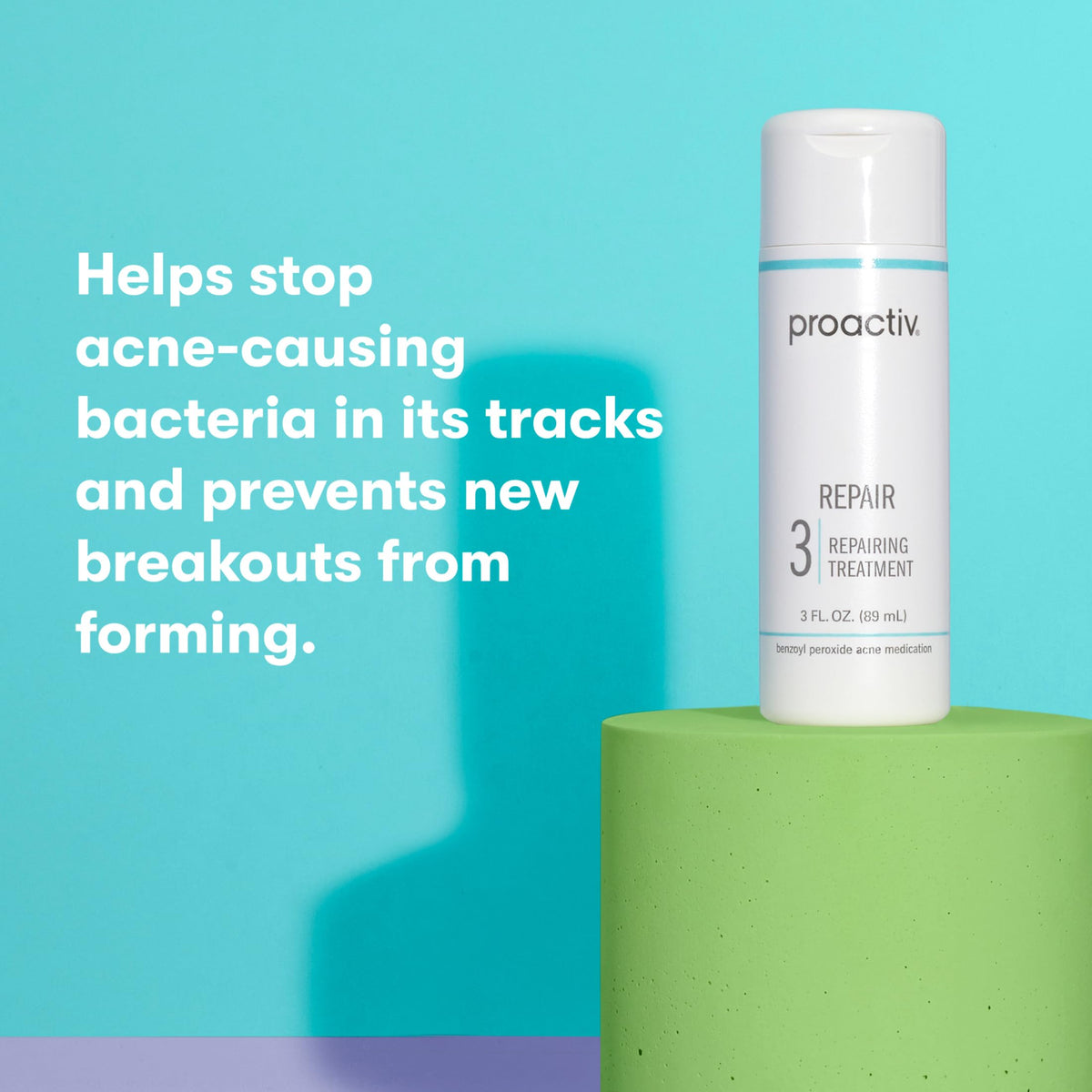 Proactiv Repair Acne 3 Fl Oz application on skin