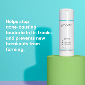 Proactiv Repair Acne 3 Fl Oz application on skin