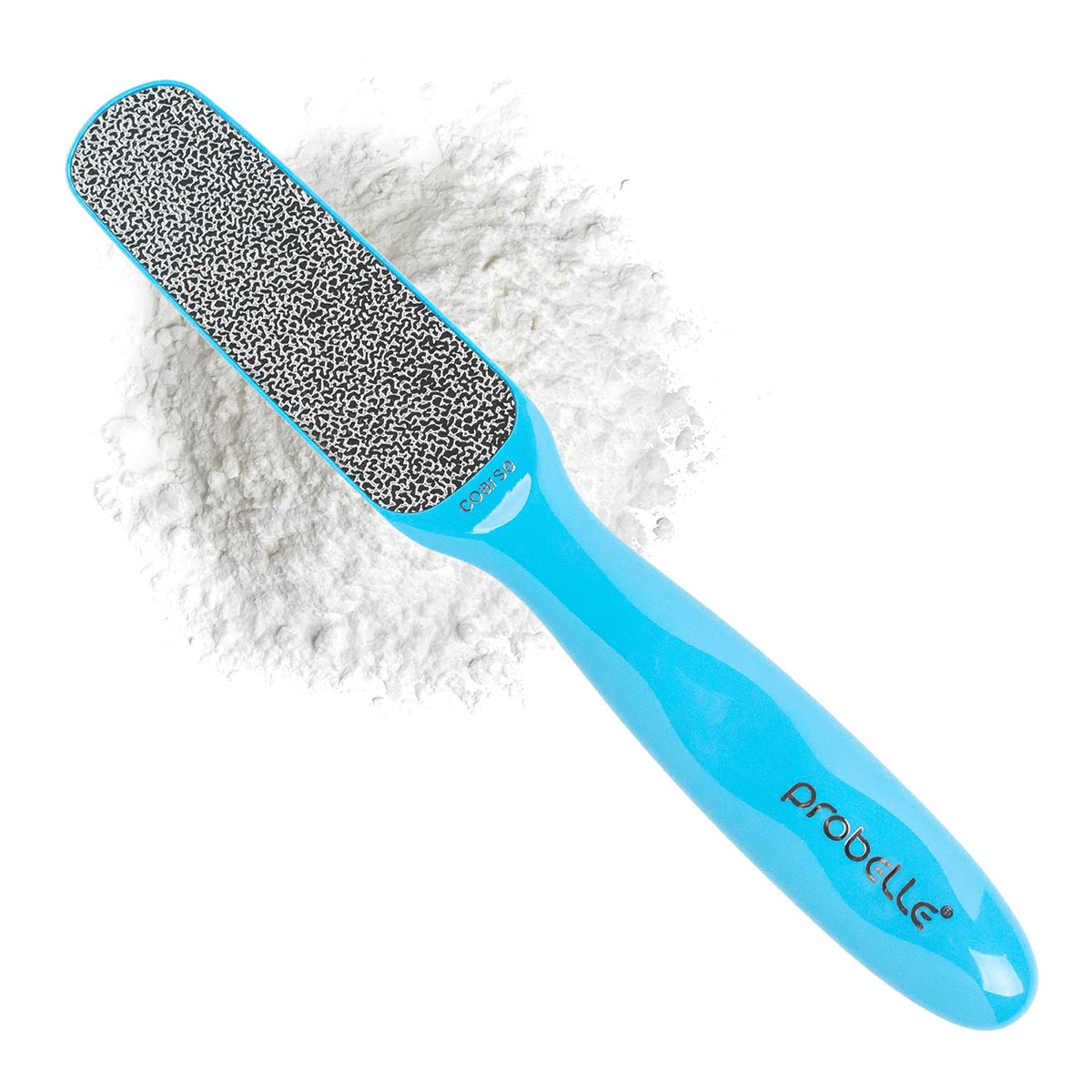 Probelle Double Sided Nickel Foot File front view, blue