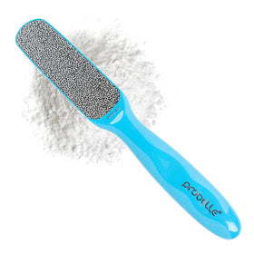 Probelle Double Sided Nickel Foot File front view, blue