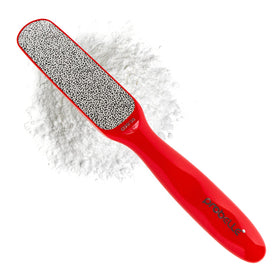 Probelle Double Sided Nickel Foot File front view, Red