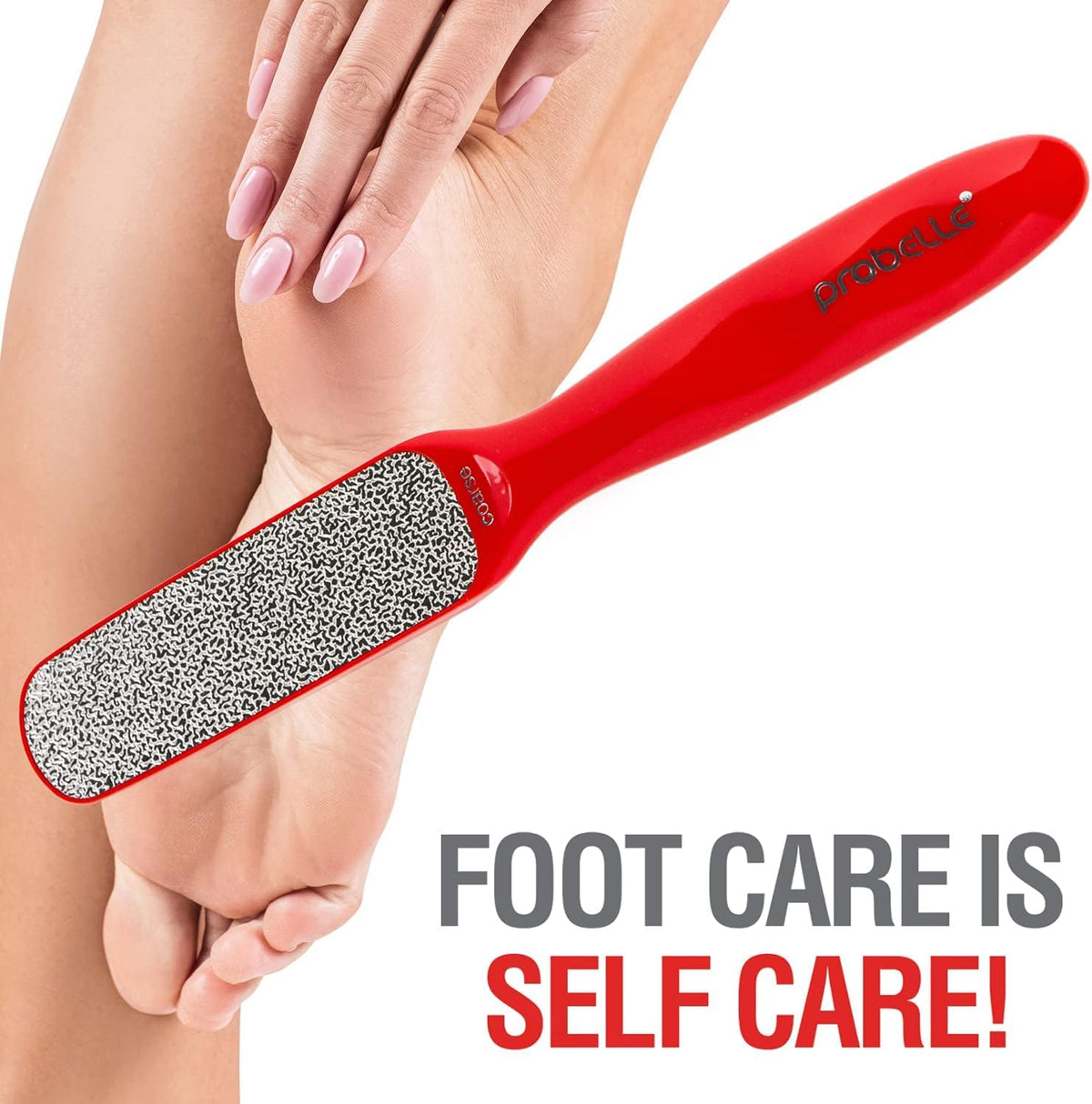 Probelle Foot File alongside other foot care products