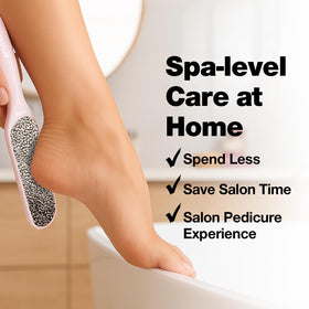 Probelle foot file displaying medium side for finishing touch