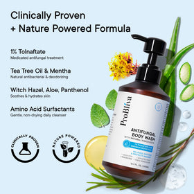 ProBliva Antifungal Body Wash with tea tree oil ingredient