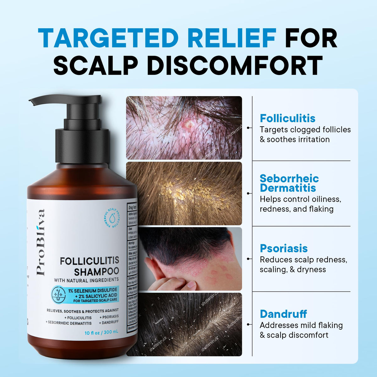 ProBliva Folliculitis Shampoo 20 fl. oz lifestyle scene