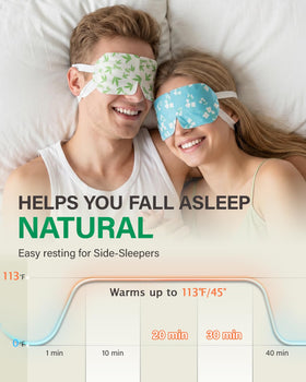 ProCIV 20-Pack Steam Eye Masks Jasmine flavour front view