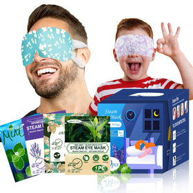 ProCIV 20-Pack Steam Eye Masks Lavender flavour front view