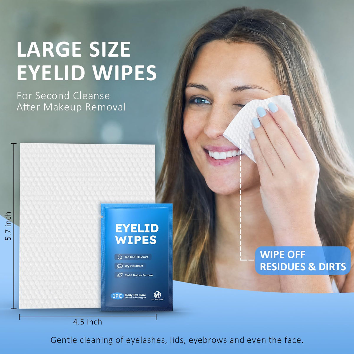 ProCIV Eyelid Wipes in a travel bag
