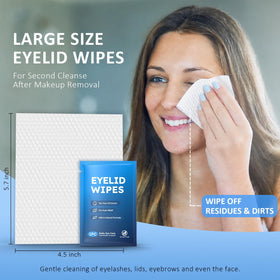 ProCIV Eyelid Wipes in a travel bag