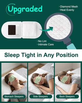 ProCIV Steam Eye Mask in use on a person relaxing