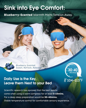 ProCIV Steam Eye Masks laid out on a spa setting