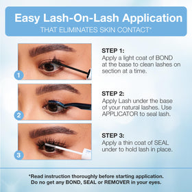 Professional glue and applicator from Ardell lash kit