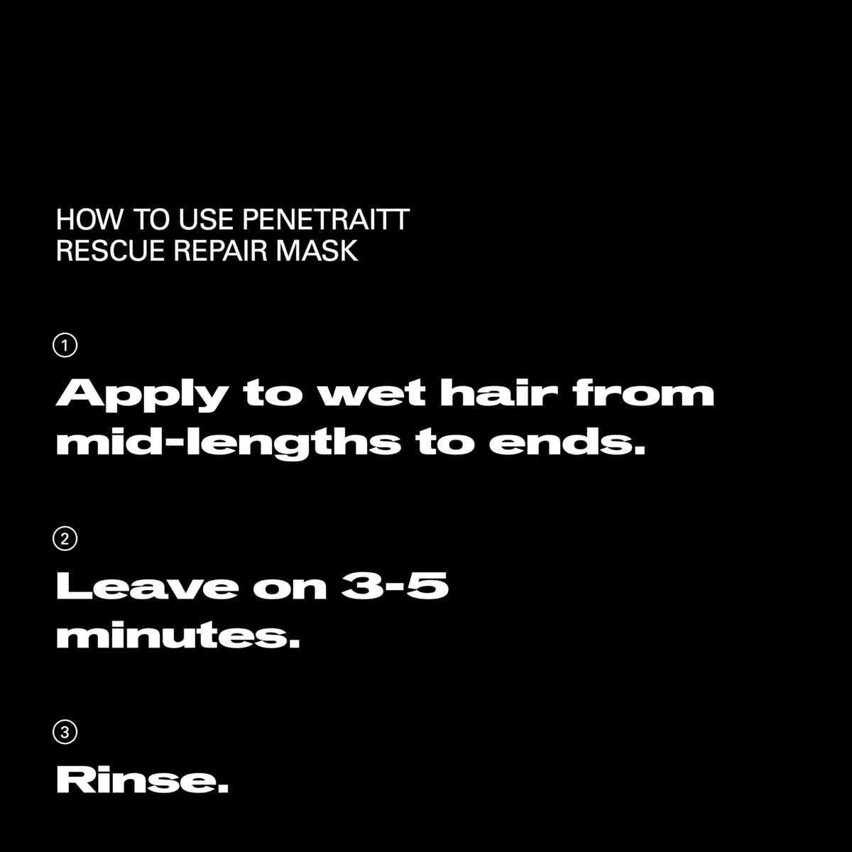 Professional Sebastian Penetraitt Deep Repair Masque application on hair
